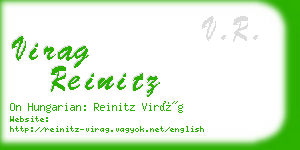 virag reinitz business card